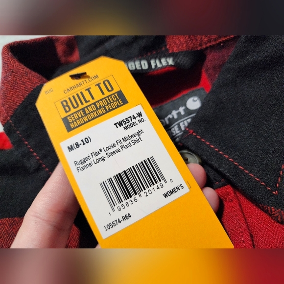 Carhartt Rugged Flex Loose Fit Plaid Shirt - Picture 5 of 10